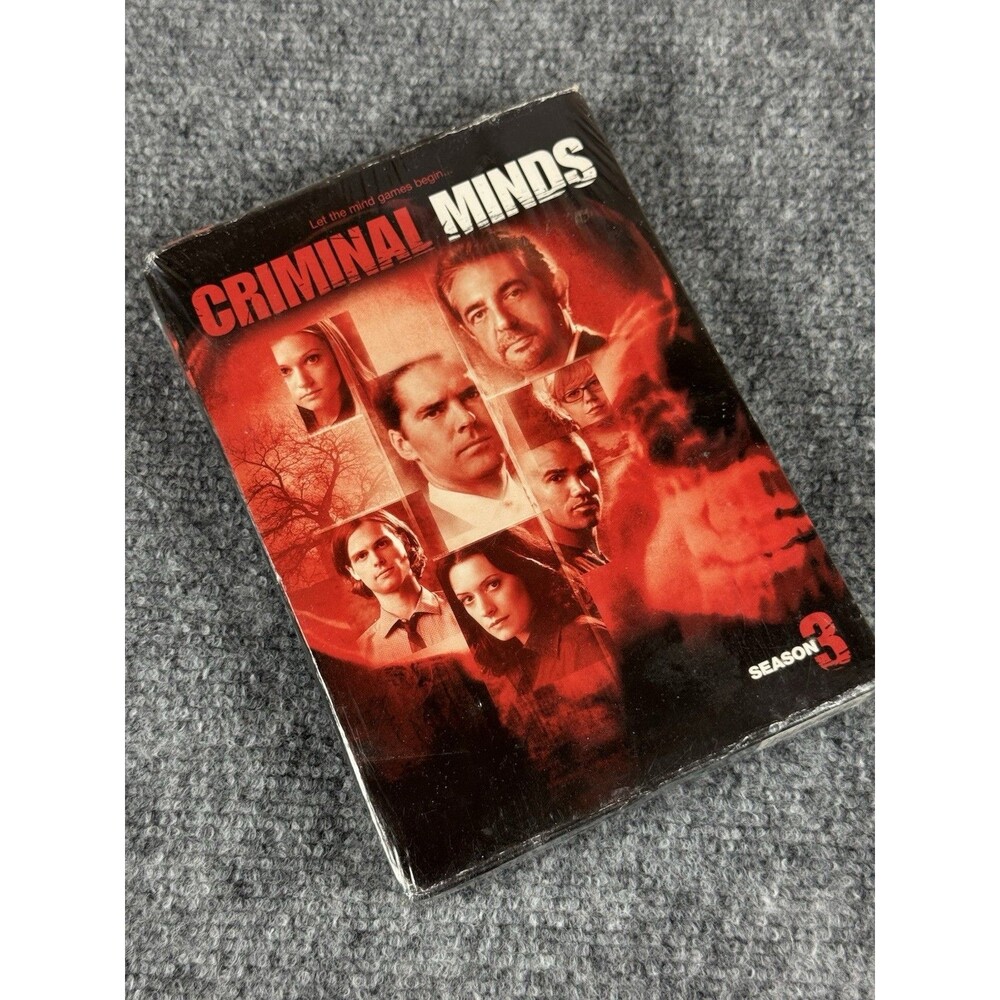 Criminal Minds: Season 3 (DVD, 2007) New Sealed Deleted Scenes Crime Series